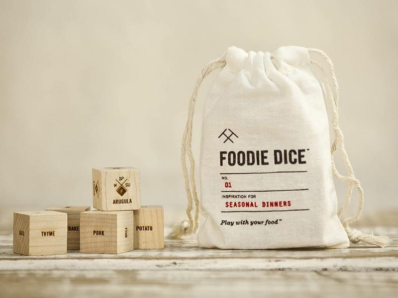 Foodie Dice for unique Valentine's Day gifts for couples