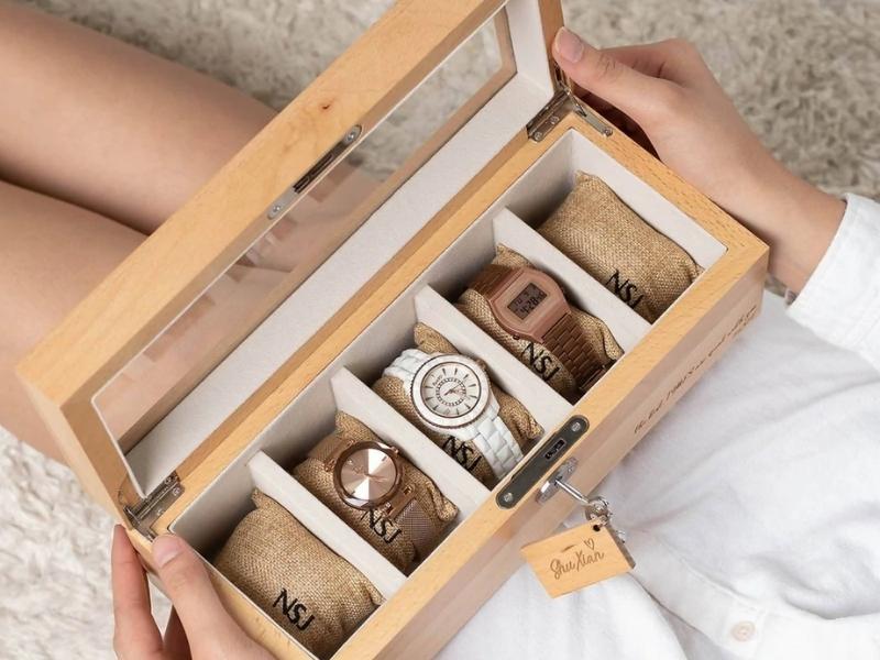 Personalized Watch Box for unique valentine's day gifts for married couples