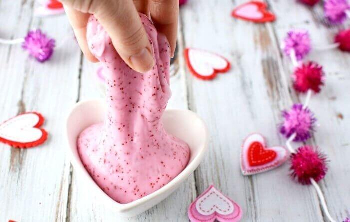 Valentine's Day Slime - Valentine gift for teacher.