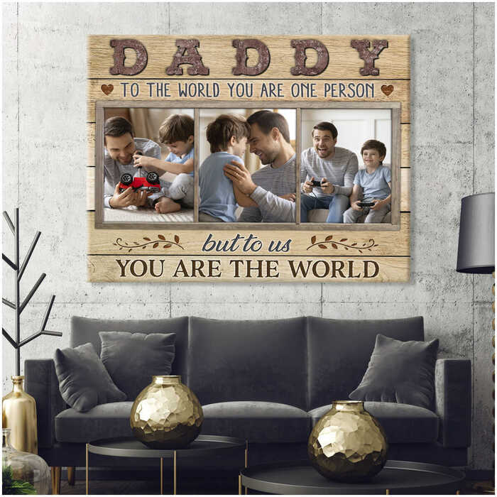 best valentine's day gift for dad - Personalized Dad Sign from a little girl