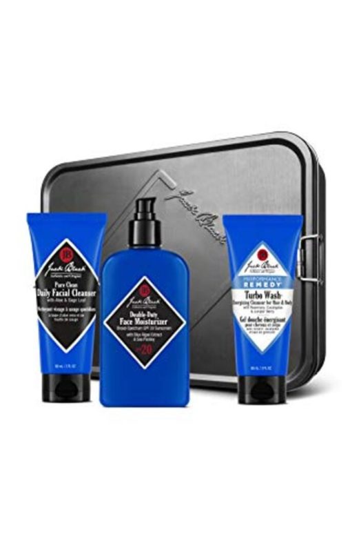 Valentine gift for dad The Triple Play Skin Care Set for Men by Jack Black