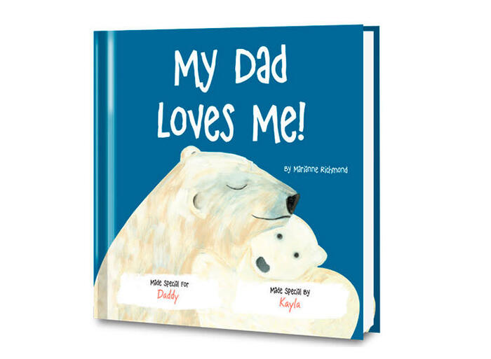 Valentine gift for dad Personalized Storybook