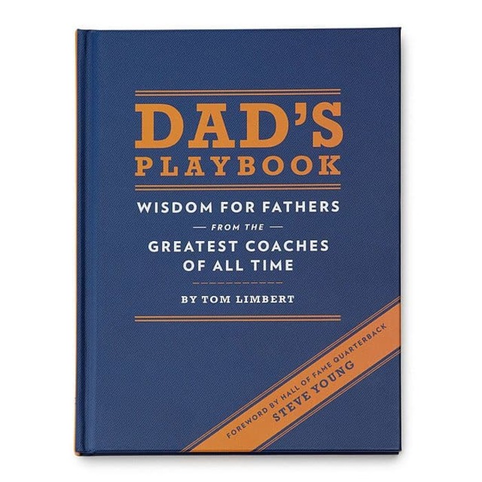 Valentine's gifts for dad - Dad’s Playbook with a handmade card