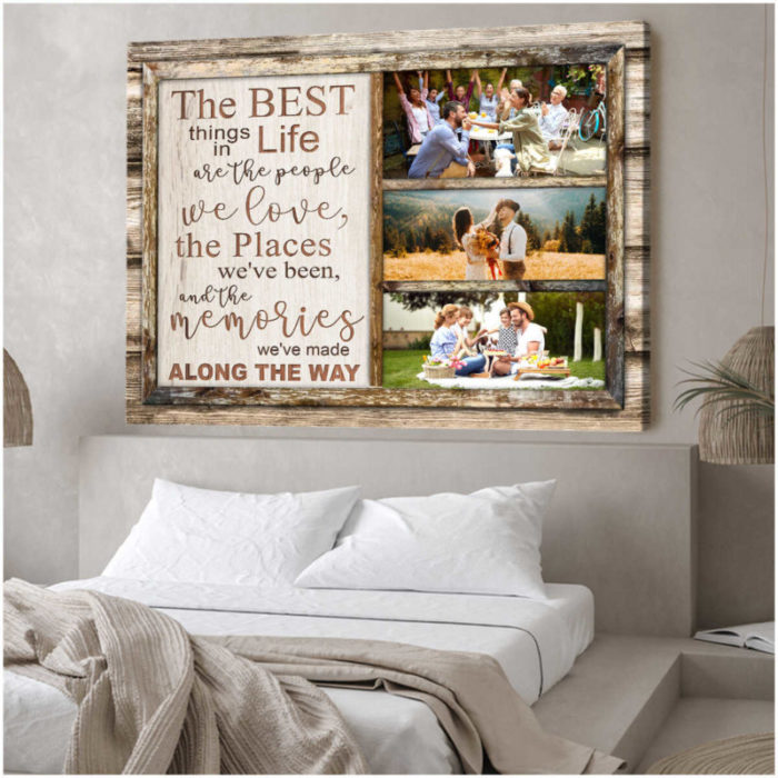Personalized Wedding Canvas Print - Wedding Gift For A Brother.