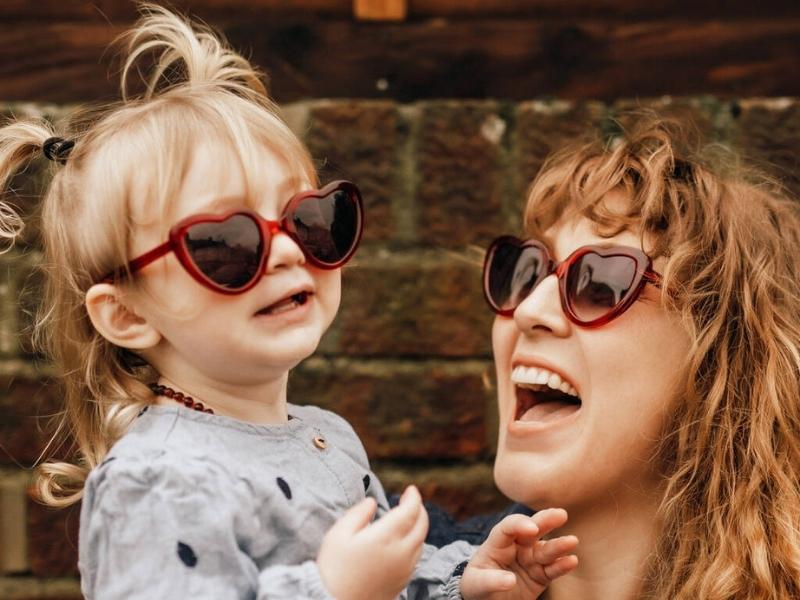 Heart-Shaped Sunglasses For Valentine Gifts For Grandkids