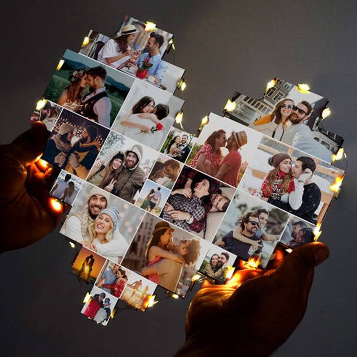 Photo Shape Heart - Valentine's day gifts for parents.