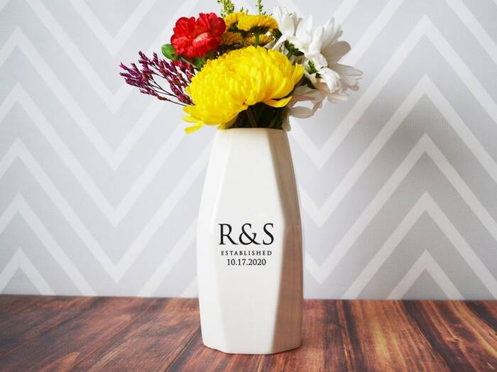 Personalized Vase - valentine gifts for parents