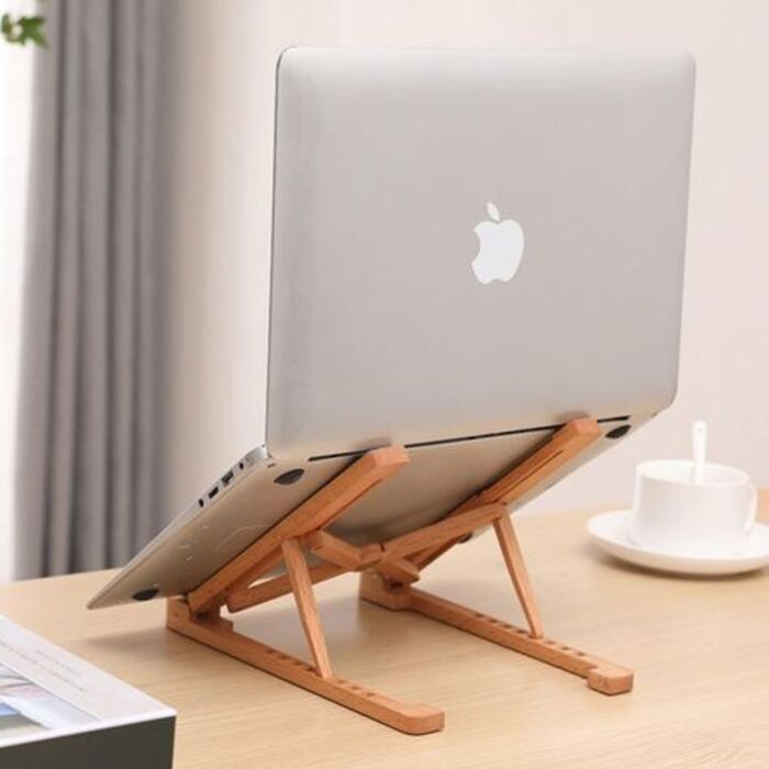 Laptop stand for coworkers on this holiday season. Pinterest photo