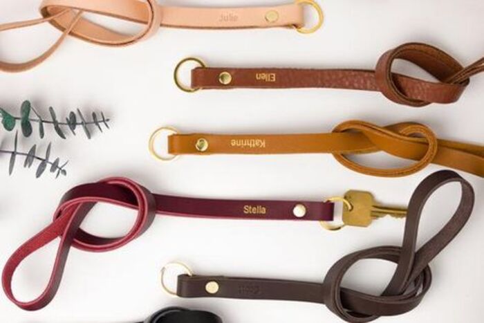 Give Custom leather lanyard as valentine's day gifts for coworker. Source: Pinterest