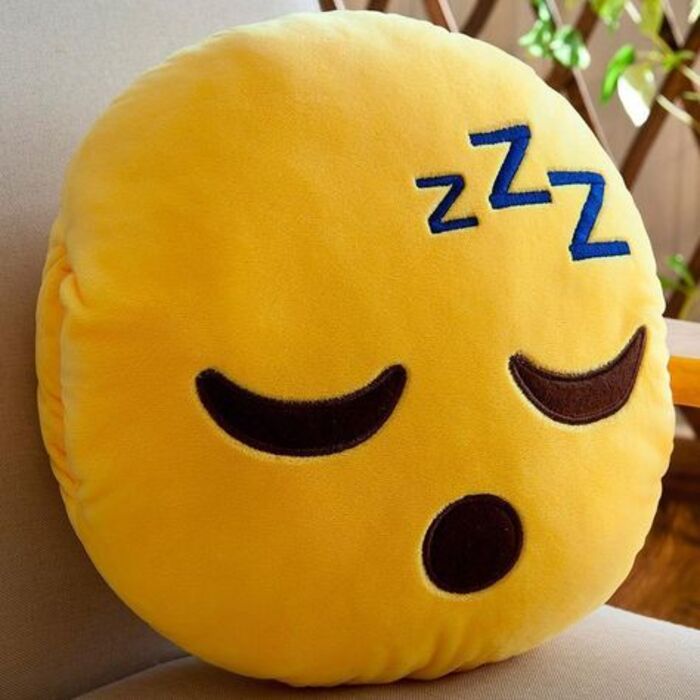 Adorable emoji pillow. Source: Pinterest