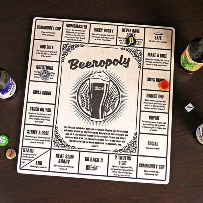 Beeropoly Beer Game - Wedding Gift For A Brother.