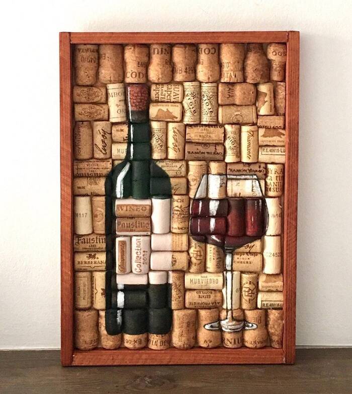 Wine The Cork States Wall Art - Wedding gift for a brother.