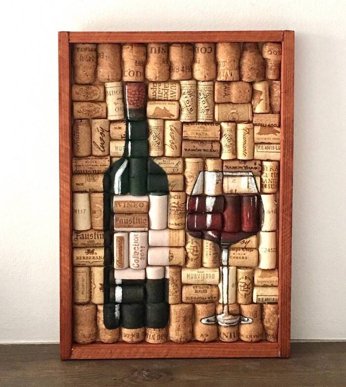 Wine The Cork States Wall Art - Wedding Gift For A Brother.