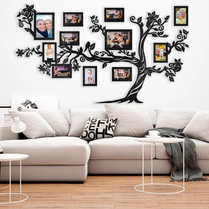 Tree Picture Frame Wall Art - Wedding Gift To Brother.