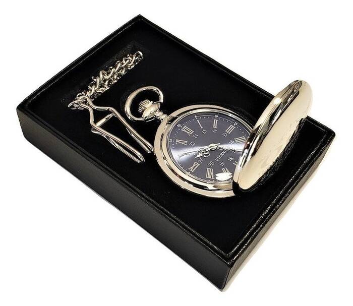 Engraved Pocket Watch - Wedding gift to brother.