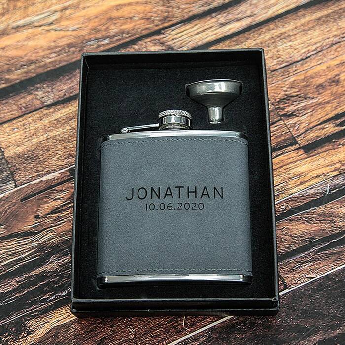 Personalized Black Pack - Wedding Gift To Brother.