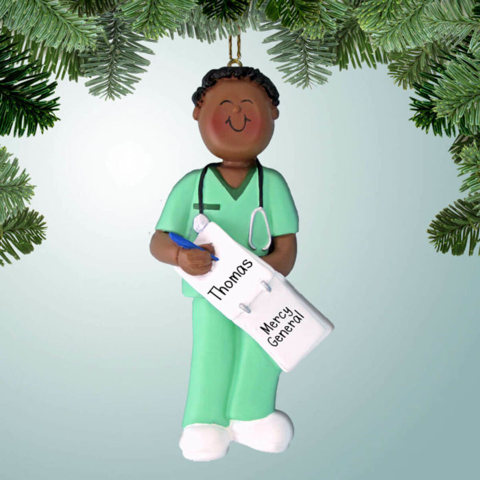 Nurse Ornament Gift For A Male Nurse