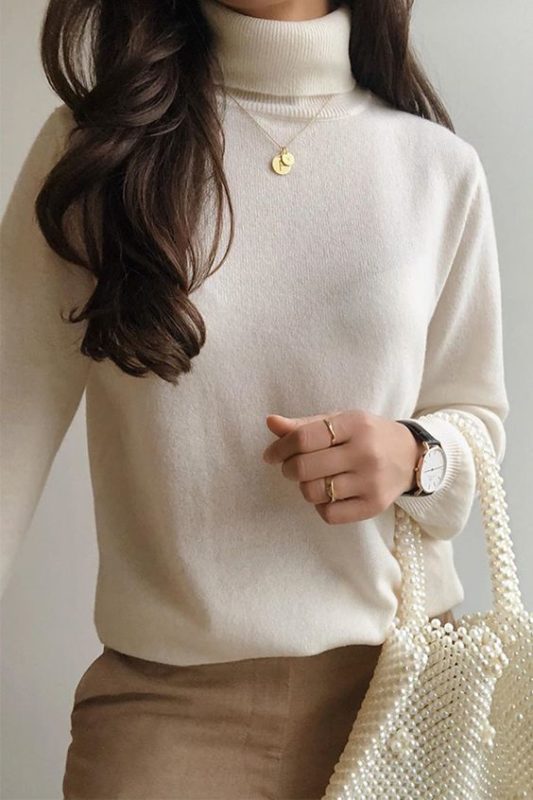 best Mother's day gifts Cashmere Turtleneck