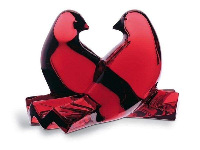 Ruby doves sculpture for anniversary gift ideas for parents