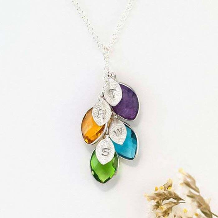 Birthstone necklace - Unique gift ideas for wife