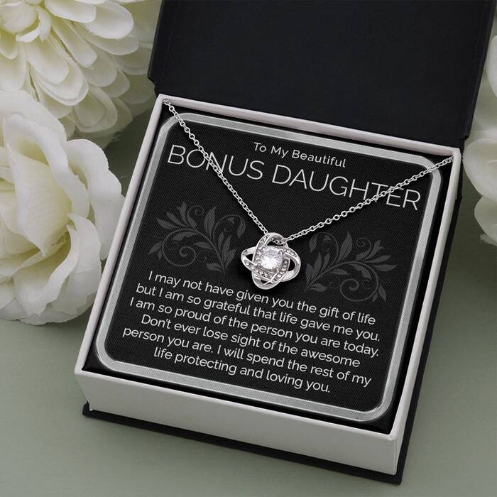 Stepdaughter Necklace - wedding gift to step daughter. 