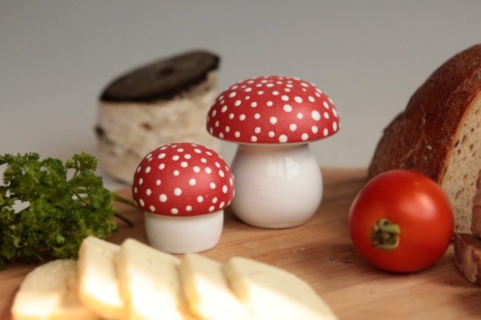 Amanita Salt & Pepper Shakers - step daughter wedding gifts. 