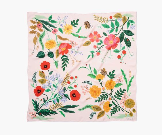 mother's day garden gifts Silk Garden Scarf