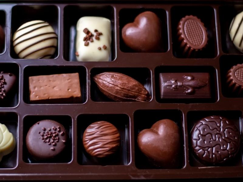 A flavorful box of chocolates for anniversary gifts for him