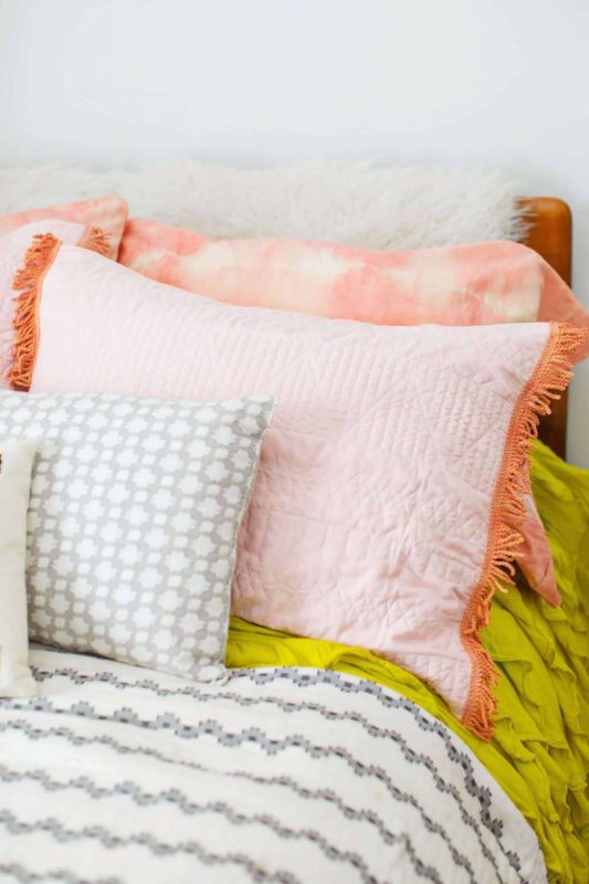 Mother's day DIY gifts Naturally Dyed Pillow Case