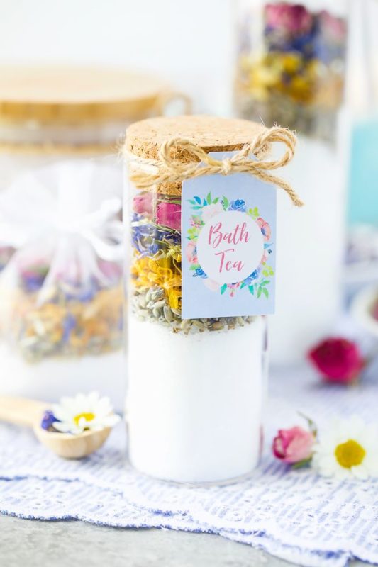 Mother's day DIY gifts Bath Tea