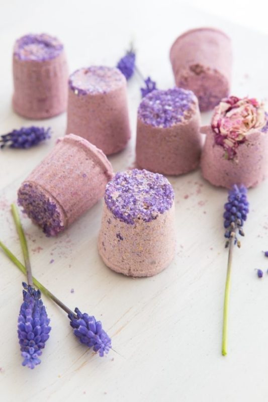 Mother's day DIY gifts K-Cup Bath Bombs