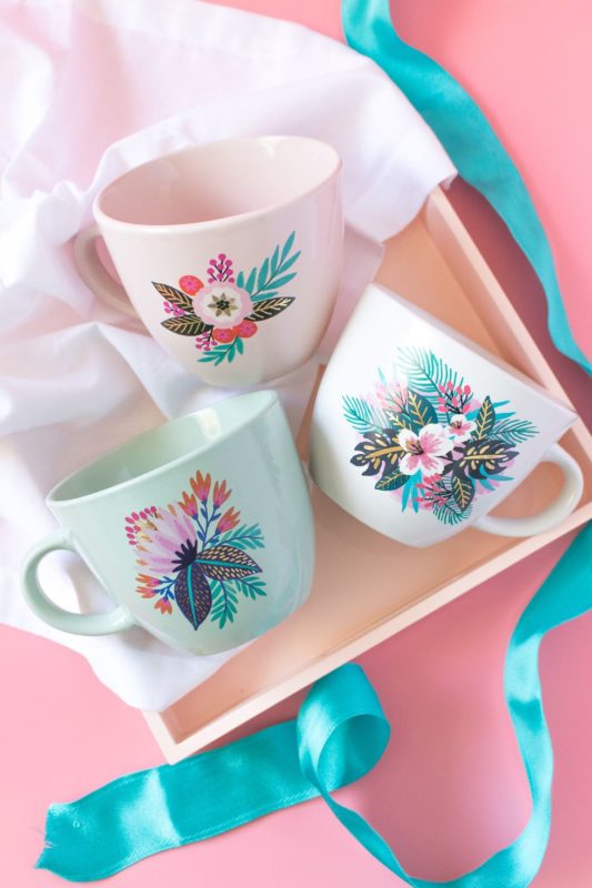 Mother's day DIY gifts Temporary Tattoo Mugs
