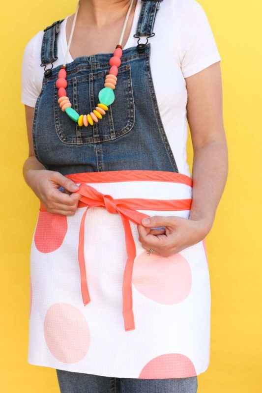 Mother's day DIY gifts Tea Towel Apron