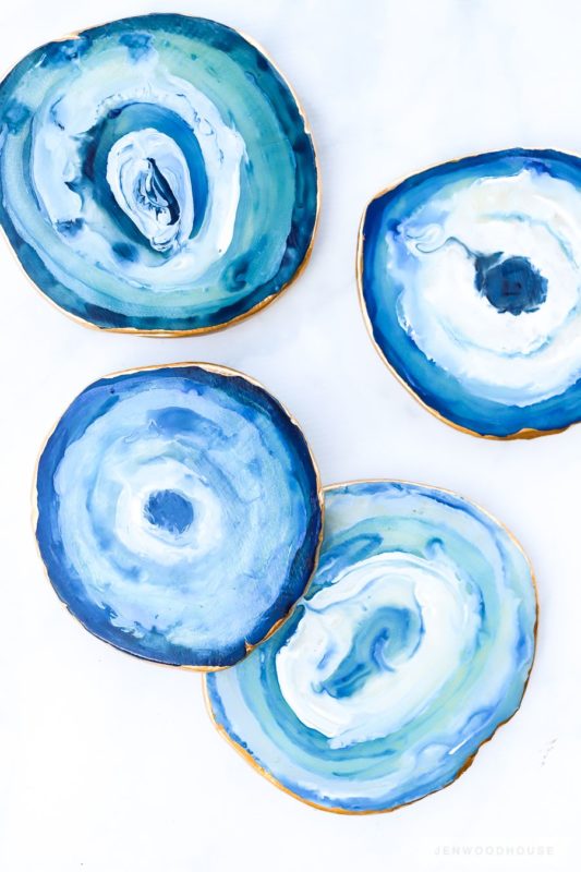 Mother's day DIY gifts DIY Agate Coasters