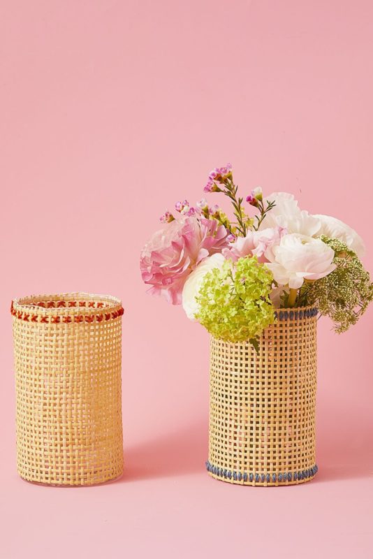 Mother's day DIY gifts Woven Flower Vase