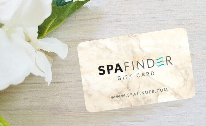 Spa gift card for parents wedding anniversary gift