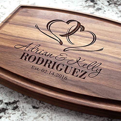 Personalized Cutting Board, Perfect Gifts for Couples or Parents