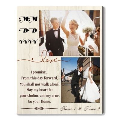 Best Personalized Wedding Photo Gift Ideas For Couple Already Living Together Ohcanvas