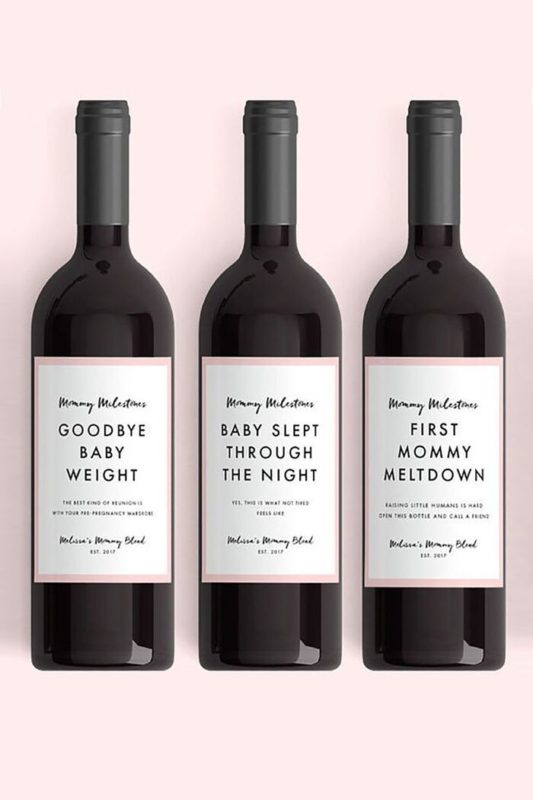 Mother's Day Gifts For Daughter In Law Wine Labels