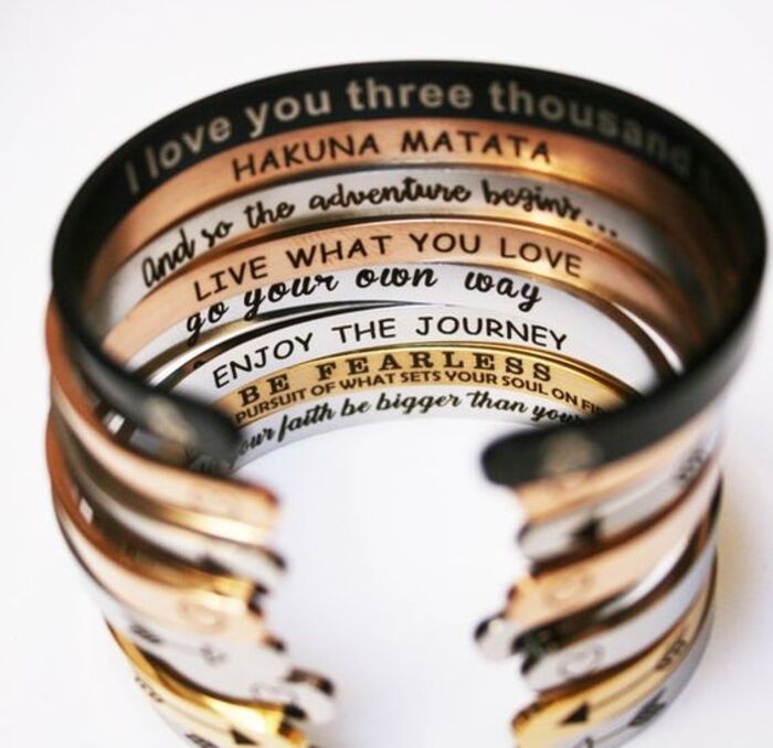 Mother's Day Gifts For Daughter In Law Mantra Bracelets