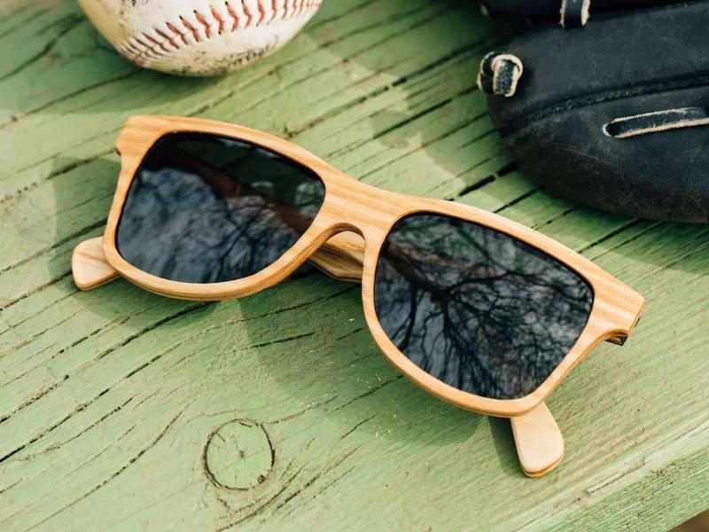 Wood Sunglasses for the six year anniversary gift