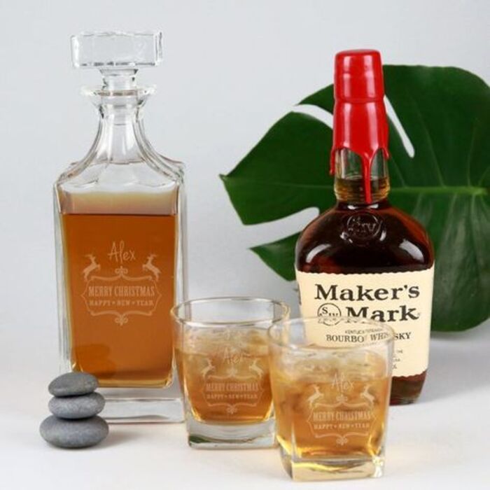 Whiskey decanter set. Source: Pinterest