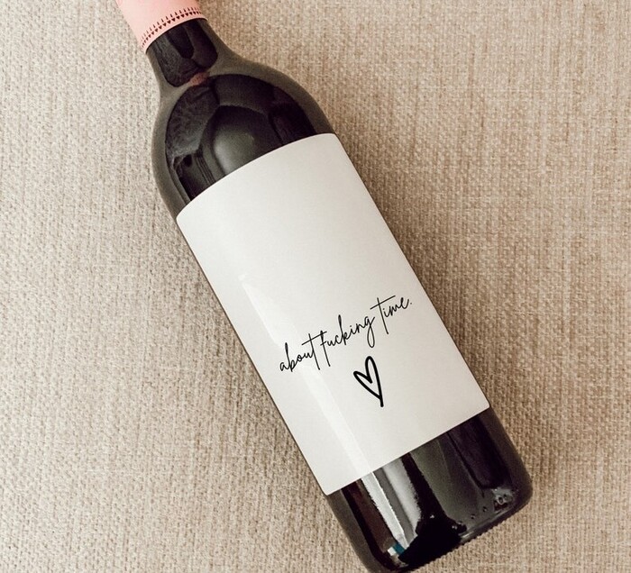 Personalized Funny Wine Labels - Funny Gifts For Bride To Be. 