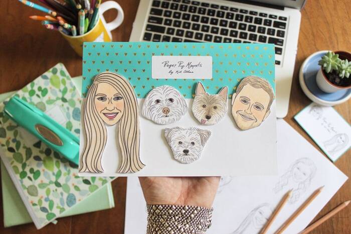 Personalized Face Magnets - Funny Gifts For The Bride.