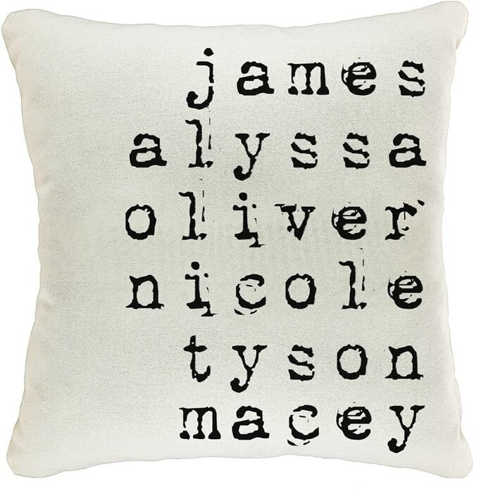 mother's day gifts for sister Personalized Throw Pillow Cover