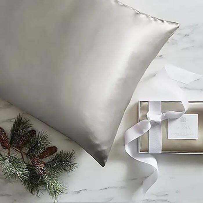 Silk pillowcases - practical gift for female boss who has everything. Source: Pinterest