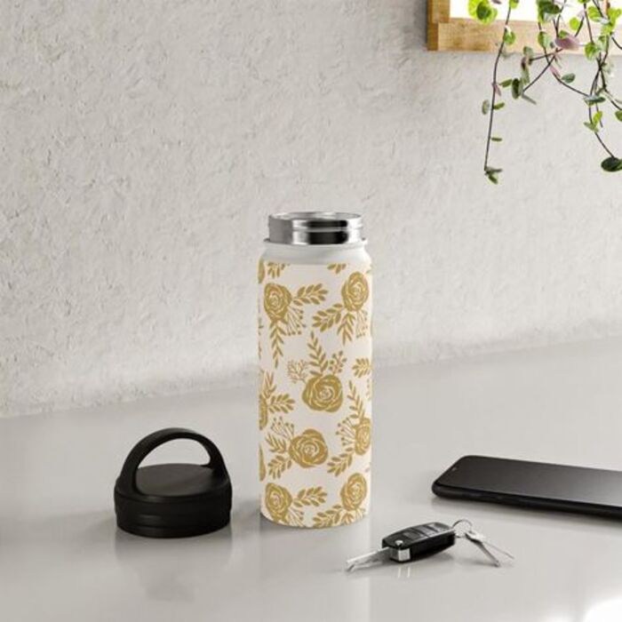 Steel water bottle. unique gift for female boss who has everything