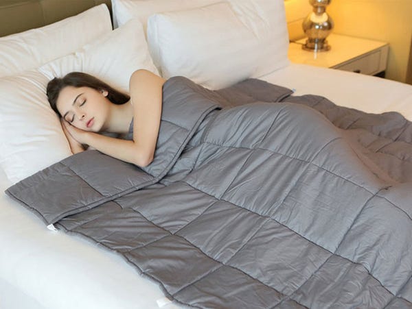 mother's day gifts for friends Gift the YnM Weighted Blanket, 15 lbs, from $54.90