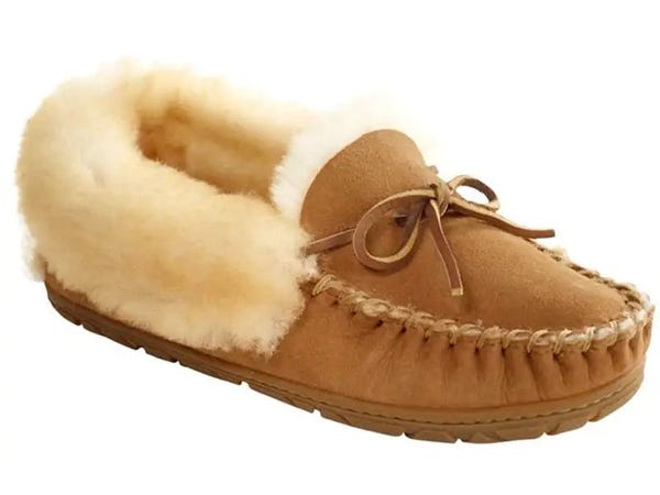 mother's day gifts for friends - Fluffy Moccasins, $79