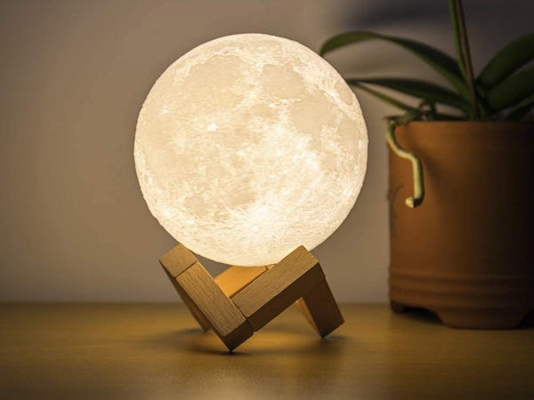 mother's day gifts for friends Gift the Brightworld Moon Lamp, $19.99